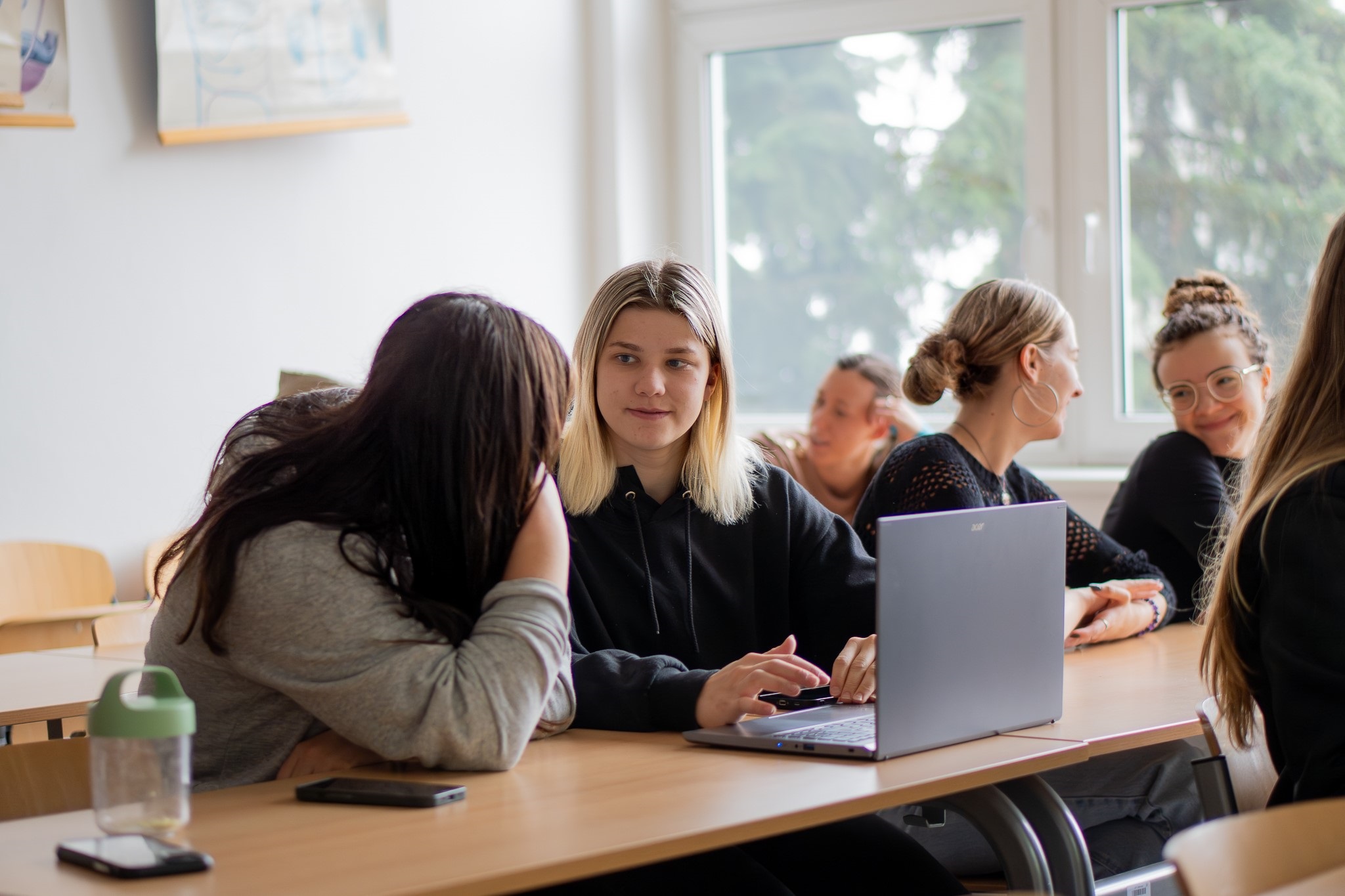 Students in a classroom